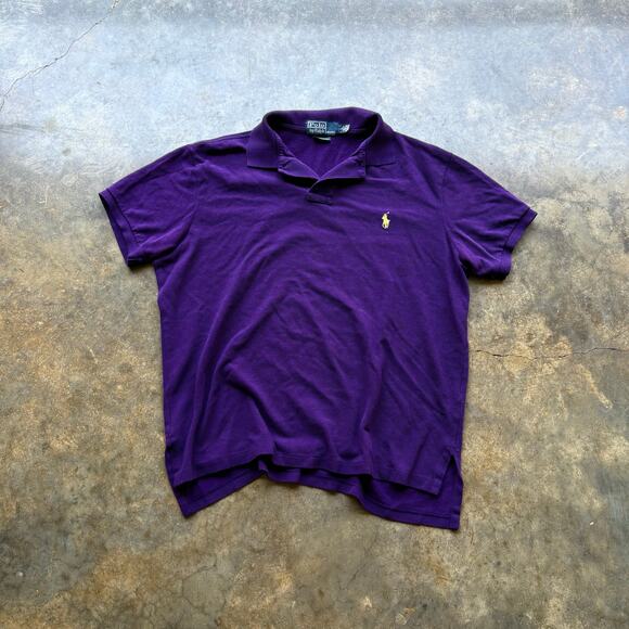 Vintage Polo RL Ralph Lauren Purple Shirt - Picture 1 of 5